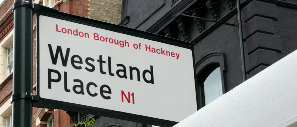 westland Place Signpost